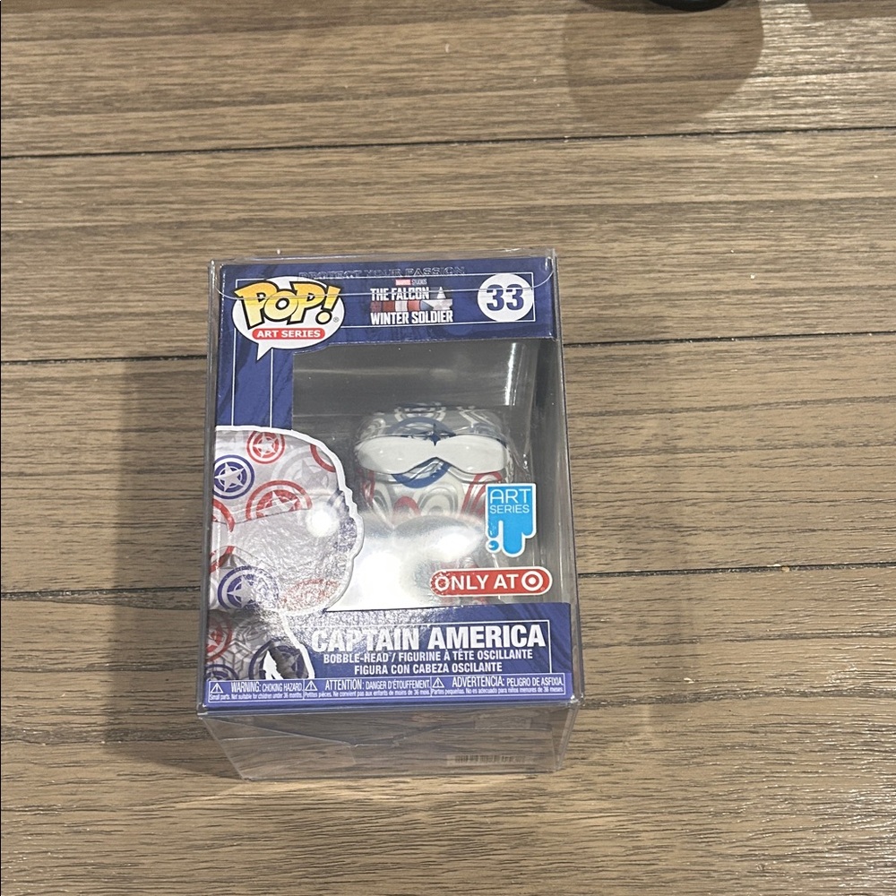 Funko Art Series Captain America Figure - Red, White, Blue